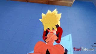 Kiba & Boruto take on a massive rod in a hot anal creampie action - 5 image