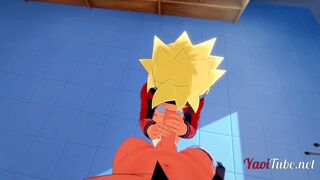 Kiba & Boruto take on a massive rod in a hot anal creampie action - 6 image
