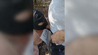 Maitre Antoine dominates her slave with rough doggy-style and makes him urinate in her face - 5 image