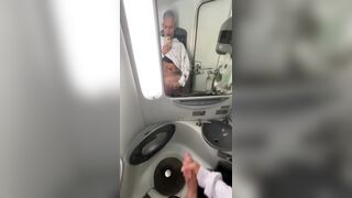 Heitor Baumann's steamy bathroom blowjob to a lucky stranger ends in a hot shower - 12 image