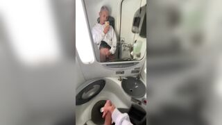 Heitor Baumann's steamy bathroom blowjob to a lucky stranger ends in a hot shower - 4 image