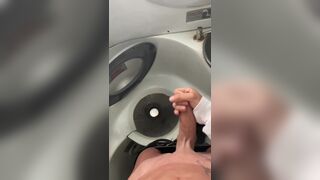 Heitor Baumann's steamy bathroom blowjob to a lucky stranger ends in a hot shower - 6 image