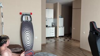 Max Gen and Ethan Lestray take on hung stud's massive shaft & get their tight asses pounded hard - 4 image