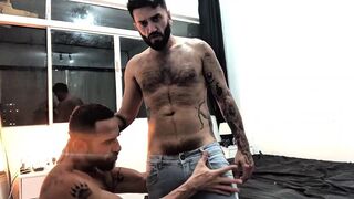 Part 1 of Love Flipping Flopping: A Rough Anal and Deep Throat Adventure with Mike Verine and Ted Bear - 5 image