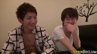 Watch this Japanese teen's wild handjob and anal play with cum-filled climax - 2 image