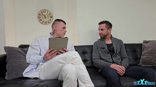 Leos goes wild with Dr. Dante's big uncut cock in intimate session - 3 image