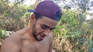 Hot Latina friend Maldonatto gives a raw ass pounding to lost guy on the trail - 12 image
