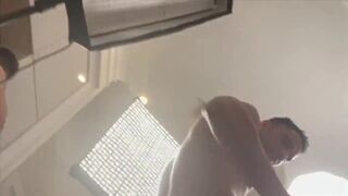Oliver Trunk, Tommy Gold, Falcon Al, and friends take turns rough banging a hot milf in the ass - 12 image
