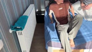 Stepson & Stepdaughter give Falcon Al & Max Gen a taste of their own cum in this wild threesome
