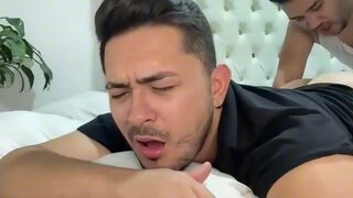 My stepdad confuses me with his raw anal play & milk-filled ass
