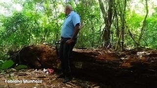Watch The Hunter Black bang a young twink in the woods & make her swallow his load - 4 image