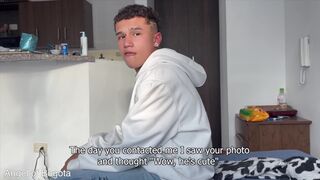 Watch two hot Latin guys go wild on vacation in Colombia - POV bareback action