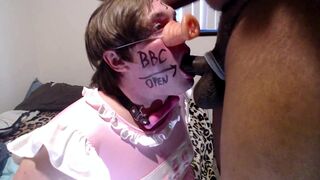 Domdaddy100 dominates pathetic Sissyfag69691 with BBC & gives sloppy BJ for pay - 2 image