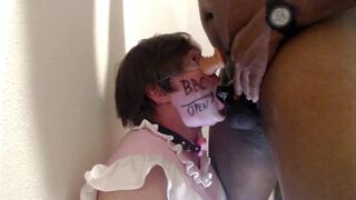 Domdaddy100 dominates pathetic Sissyfag69691 with BBC & gives sloppy BJ for pay - 4 image