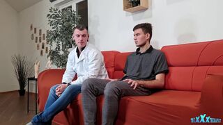 Dominick Balta's instructions for straight guy's cure: long wet dick sucking with a hot amateur from Europe
