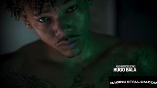 Watch Jock Alexandro's huge cock dominate and stroke Tatted John's ass while he's down on his knees - 2 image
