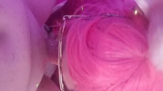 Watch this mature femboy deepthroat & swallow 2 loads in a cumshot frenzy! - 14 image