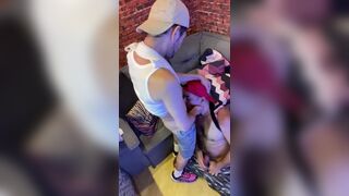 Brotherlicia and Socyal Sem Camisa get their asses drilled hard by a thug delivery guy in carnival-style fuckfest - 5 image