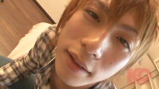 Japanese Couple's Oral & Anal Action with Virtual CParters - 2 image