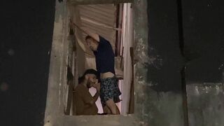 DropboyFloripa & Big Marcos get wild with a guy next door at construction site - 3 image