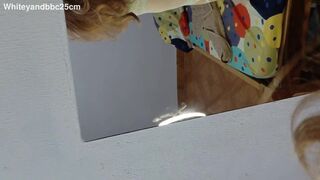 Nelsy80 seduces crossdresser and fucks his ass with her massive tits and lingerie on! - 1 image