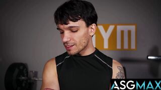 Jack Desfeux and Beau Butler take it rough in gym railing & ass-to-mouth action - 4 image