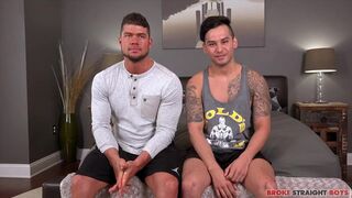 Hot jock & broken straight guy go wild with raw brokestraight boys in hardcore action