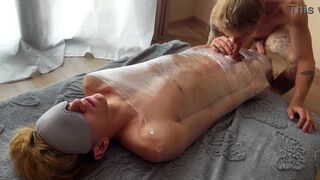 Max Gen & Ethan Lestray use Twink as a living fuck toy & get their asses drilled - 8 image