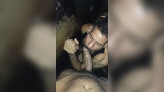 Two hot guys take turns pounding a slutty Glory Hole in amateur bareback action - DropboyFloripa, Lucasdelucca, Bob Will - 11 image