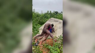 Watch Sleek Bottoms & Christopher go wild in a hardcore threesome on top of a building - 14 image