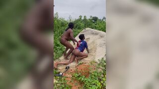 Watch Sleek Bottoms & Christopher go wild in a hardcore threesome on top of a building - 15 image