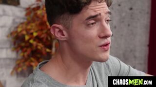 Andy Adler & Jacob King's Bareback Romp ends in a wild hardcore fuckfest with deepthroating, rimming & handjobs - 2 image