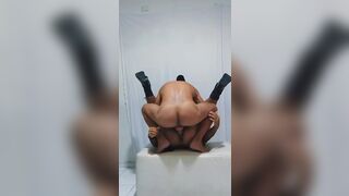 Watch DropboyFloripa & praeiroidario humiliated and humiliated as they take a hard bareback pounding from a well-endowed delivery guy - 12 image