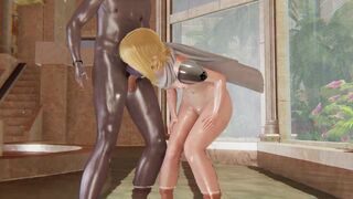 Watch Yaoitube's deepthroating skills in a steamy Japanese hentai game with Link - 15 image