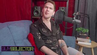 Scott DeMarco and Atlas Steele interview goes wild with intense oral and deepthroat action - 2 image