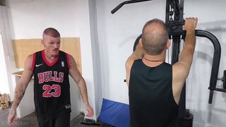 O Pai do Carmona's tight ass pounded by stepson & stepdad, then swallows their load - 2 image