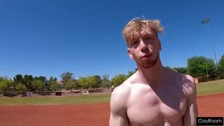 Jesse Stone & Jake Waters take turns deepthroating and taking hot facials in steamy 1 on 1 action