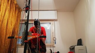 Miss Katryn & Mr Nails make their chubby slave their personal plaything before he's locked in chastity - 5 image