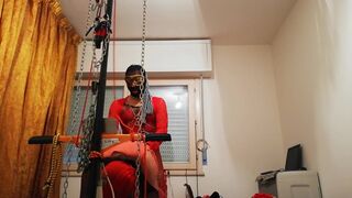 Miss Katryn & Mr Nails make their chubby slave their personal plaything before he's locked in chastity - 6 image