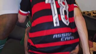 Watch TheBlack HunterR & Magrinho Capixaba take it up the ass like little bitches - Raw anal action! - 6 image
