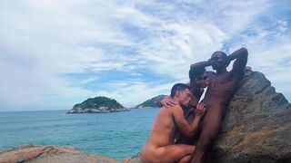 Renato Carioca Rj dominates and fucks a group of guys on Abrico Beach, Rio de Janeiro - 1 image