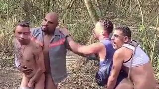 Get ready for a wild public orgy with Kinholiver, Bitchmansp, Vamosagilizar, and their friends in - 12 image