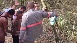 Get ready for a wild public orgy with Kinholiver, Bitchmansp, Vamosagilizar, and their friends in - 8 image
