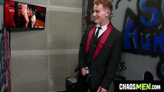 Jayden Marcos & Dylan Tides team up to deepthroat and fuck a big-dicked stranger in a filthy anonymous gloryhole - 3 image