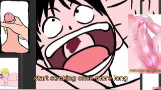 Naruto Gags on Luffy's Massive Cock with Intense Close-Up Gagging Action - 12 image