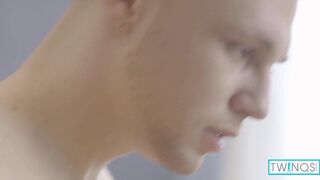Oliver V's oiled body destroyed by Michael P's massive cock in wild massage - 12 image