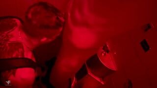 Falcon Al & Kit Belove take a hard anal pounding from a security guard's huge cock in the toilet - 13 image