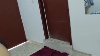 Watch Nelsy80 & Ronnybbc pound a hot Cuban crossdresser in red lingerie until they cum all over her ass - 13 image