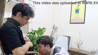 Dorn & Sub Zero's 1 on 1 session ends with a rough anal orgasm and complete relaxation - 9 image