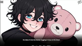 Femboy cosplays as his roomie and gives her a hard dick in this steamy hentai game - 8 image
